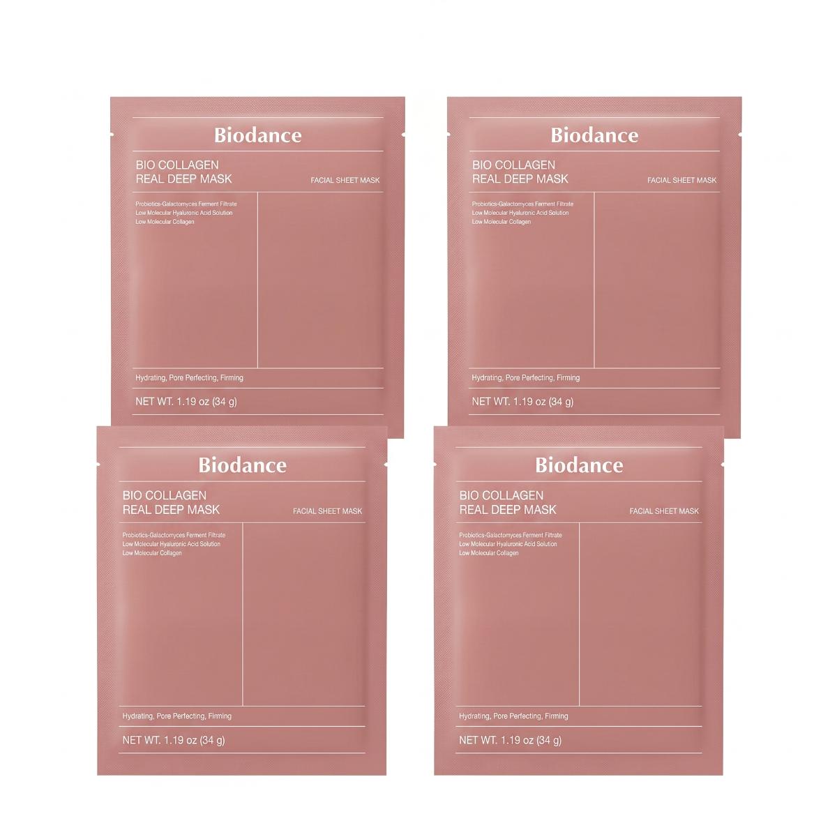 Biodance Bio Collagen Real Deep Mask Sheet 4pk